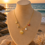 Beach sun necklace