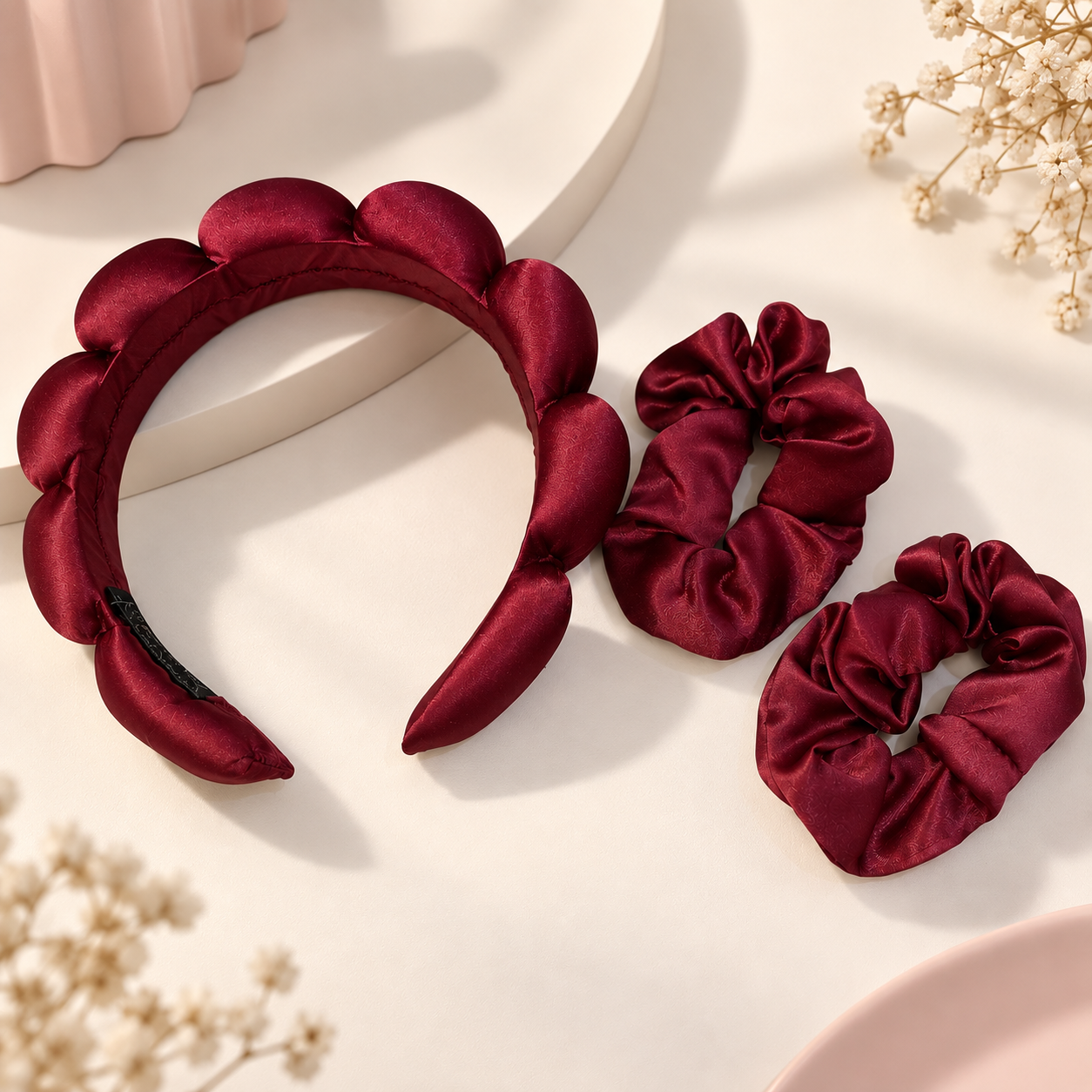 475C25BA-3E85-401B-A808-0FBA1728B3B6 Satin Bloom Hair Set 🌸 - Image 1