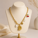 Seashell Charm Necklac