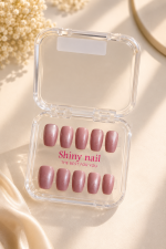 Blush Glow Short Press-On Nails - Image 3