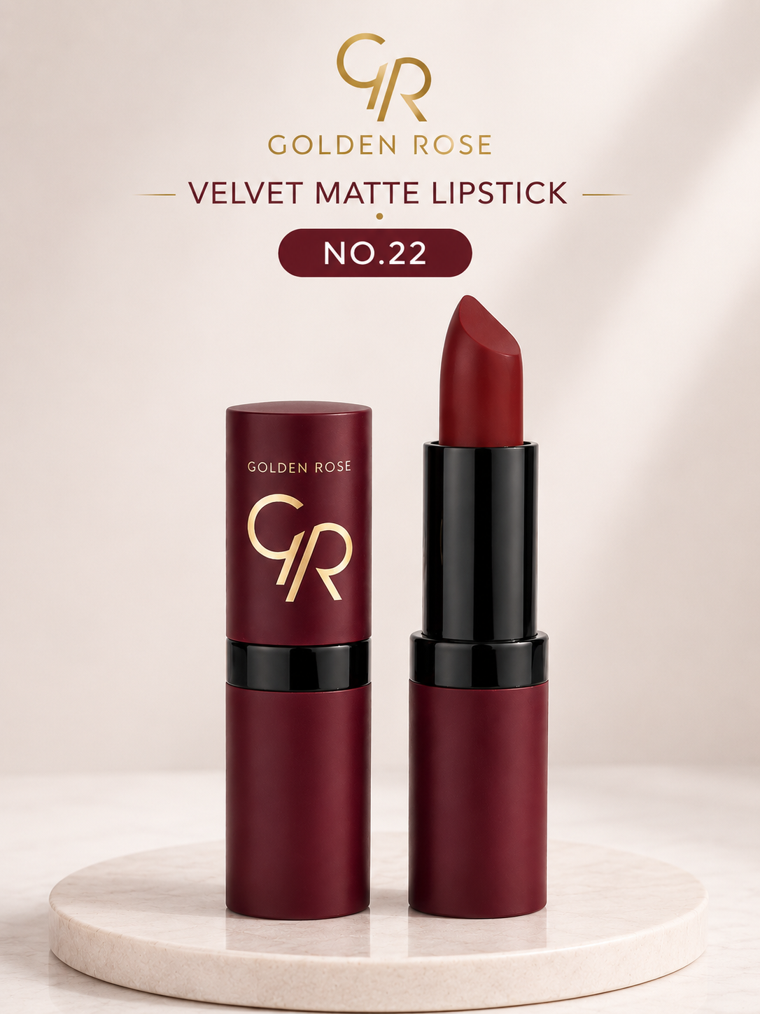 AB52E50D-731A-4B2A-AC3C-1E1A4B81B2C5 Golden Rose Velvet matte lipstick - Image 1