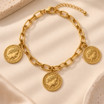 Vintage Coin Anklet