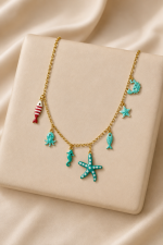 Ocean Charms Necklace - Image 2