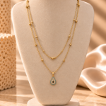 Turquoise Evil Eye Layered Necklace
