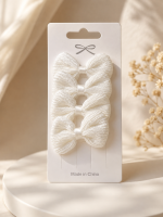 Cloudy Bow Hair Clips - Image 3
